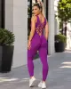 Macacão Grid Empina Bumbum Roxo