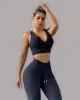 Conjunto de Top Cropped e Legging Tradicional de Jacquard Coconut Preto (1 top + 1 legging)