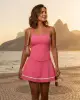 Vestido Fitness Duna Rosa Chiclete