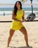 Vestido Fitness Brisa do Mar Amarelo