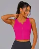 Regata Cléo Canelada com Zíper Pink